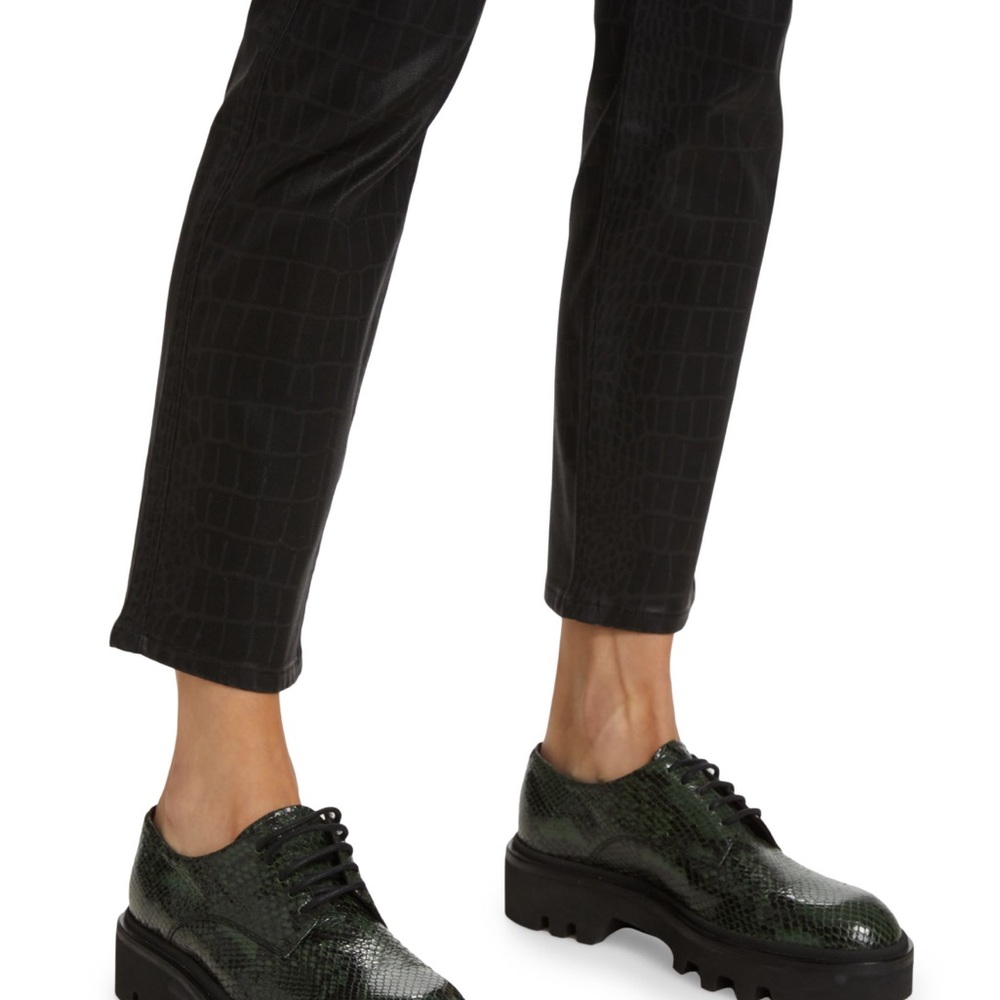 Frame “Le Sylvie” Croc “coated” Jeans size 28 NWT - Picture 3 of 7